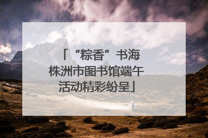 “粽香”书海 株洲市图书馆端午活动精彩纷呈