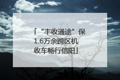 “丰收通途”保1.6万余跨区机收车畅行信阳