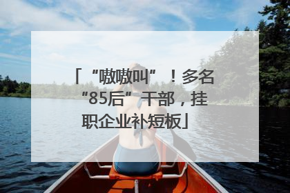 “嗷嗷叫”！多名“85后”干部，挂职企业补短板