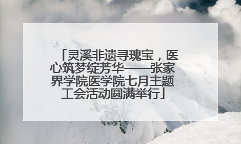 灵溪非遗寻瑰宝，医心筑梦绽芳华——张家界学院医学院七月主题工会活动圆满举行