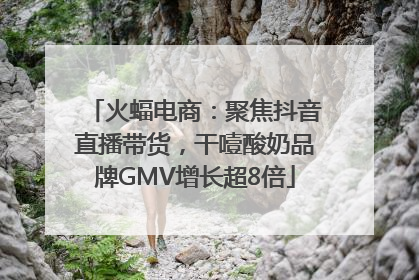 火蝠电商：聚焦抖音直播带货，干噎酸奶品牌GMV增长超8倍