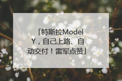 特斯拉Model Y，自己上路、自动交付！雷军点赞