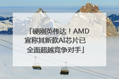 硬刚英伟达！AMD宣称其新款AI芯片已全面超越竞争对手