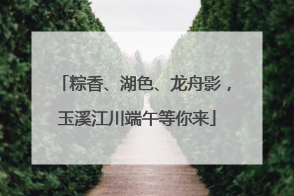 粽香、湖色、龙舟影，玉溪江川端午等你来