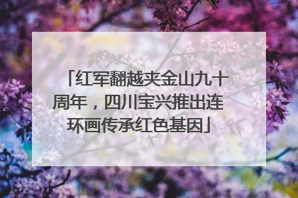 红军翻越夹金山九十周年，四川宝兴推出连环画传承红色基因