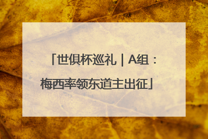 世俱杯巡礼｜A组：梅西率领东道主出征