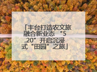 丰台打造农文旅融合新业态 “5.20”开启沉浸式“田园”之旅