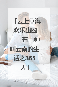 云上草海 欢乐出圈——有一种叫云南的生活之365天