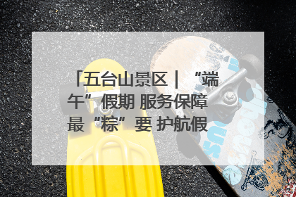 五台山景区｜“端午”假期 服务保障最“粽”要 护航假期“不打烊”