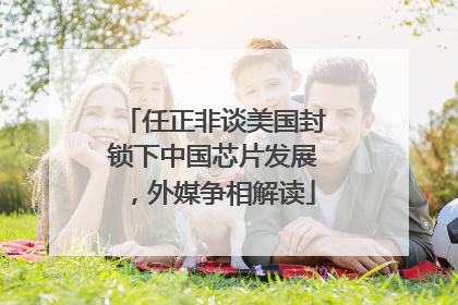 任正非谈美国封锁下中国芯片发展，外媒争相解读
