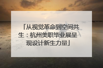 从视觉革命到空间共生：杭州美职毕业展呈现设计新生力量