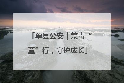 单县公安｜禁毒“童”行，守护成长