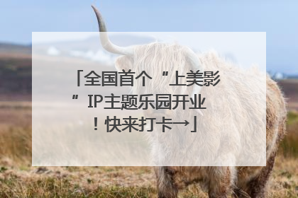 全国首个“上美影”IP主题乐园开业！快来打卡→