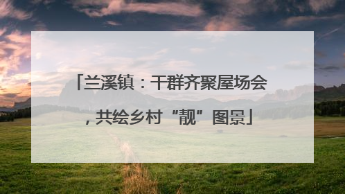 兰溪镇：干群齐聚屋场会，共绘乡村“靓”图景