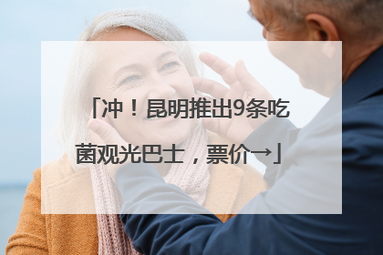 冲！昆明推出9条吃菌观光巴士，票价→