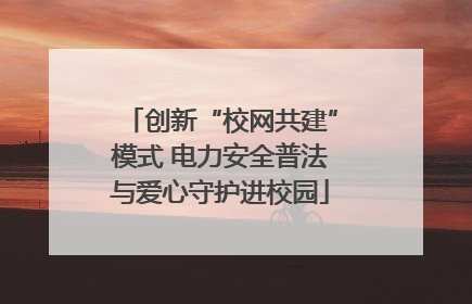 创新“校网共建”模式 电力安全普法与爱心守护进校园