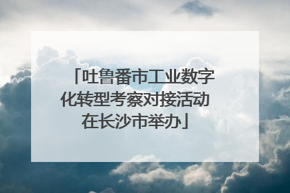 吐鲁番市工业数字化转型考察对接活动在长沙市举办
