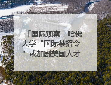 国际观察｜哈佛大学“国际禁招令”或加剧美国人才“出走潮”