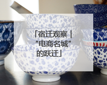 宿迁观察｜“电商名城”的跃迁