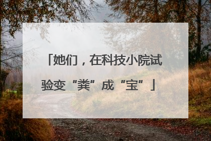 她们，在科技小院试验变“粪”成“宝”