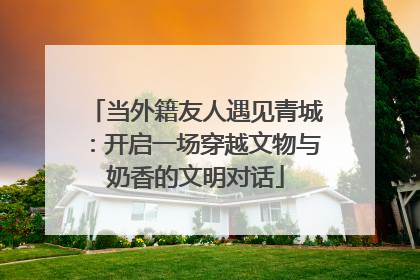 当外籍友人遇见青城：开启一场穿越文物与奶香的文明对话