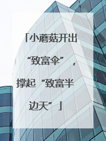 小蘑菇开出“致富伞”，撑起“致富半边天”