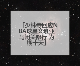 少林寺回应NBA球星文班亚马闭关修行 为期十天