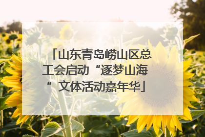 山东青岛崂山区总工会启动“逐梦山海”文体活动嘉年华
