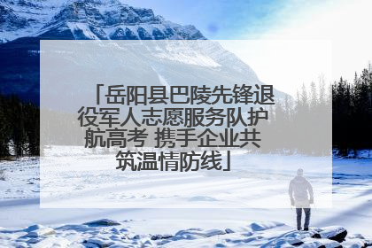 岳阳县巴陵先锋退役军人志愿服务队护航高考 携手企业共筑温情防线