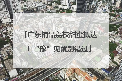 广东精品荔枝甜蜜抵达！“豫”见就别错过