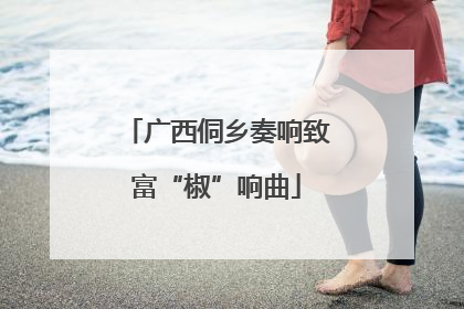 广西侗乡奏响致富“椒”响曲