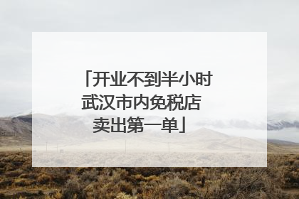 开业不到半小时 武汉市内免税店卖出第一单