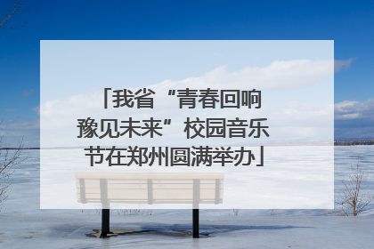 我省“青春回响 豫见未来”校园音乐节在郑州圆满举办