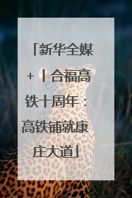 新华全媒＋丨合福高铁十周年：高铁铺就康庄大道