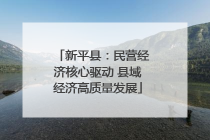 新平县：民营经济核心驱动 县域经济高质量发展
