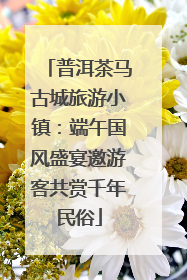 普洱茶马古城旅游小镇：端午国风盛宴邀游客共赏千年民俗
