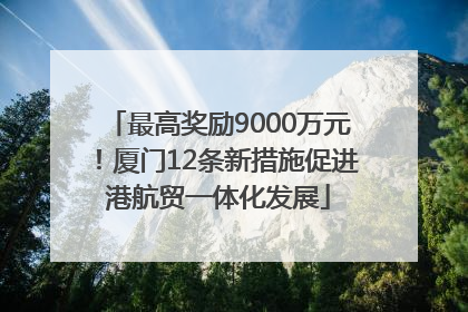 最高奖励9000万元！厦门12条新措施促进港航贸一体化发展