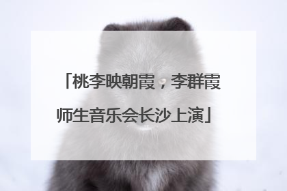 桃李映朝霞，李群霞师生音乐会长沙上演