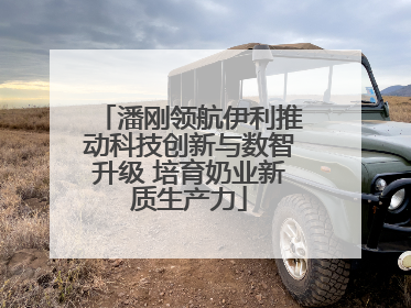 潘刚领航伊利推动科技创新与数智升级 培育奶业新质生产力