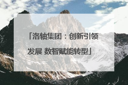 洛轴集团：创新引领发展 数智赋能转型