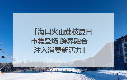 海口火山荔枝夏日市集登场 跨界融合注入消费新活力