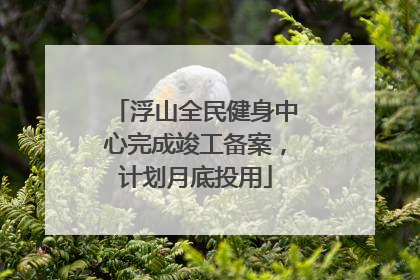 浮山全民健身中心完成竣工备案，计划月底投用