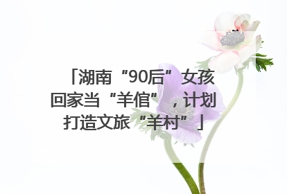 湖南“90后”女孩回家当“羊倌”，计划打造文旅“羊村”