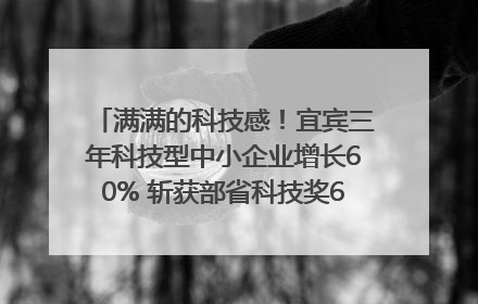 满满的科技感！宜宾三年科技型中小企业增长60% 斩获部省科技奖6项｜您牵挂的四川