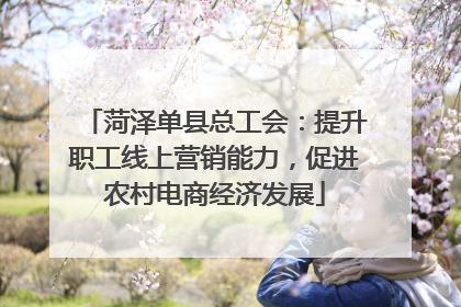 菏泽单县总工会：提升职工线上营销能力，促进农村电商经济发展
