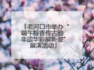 老河口市举办“端午粽香传古韵 非遗华彩展新姿”展演活动
