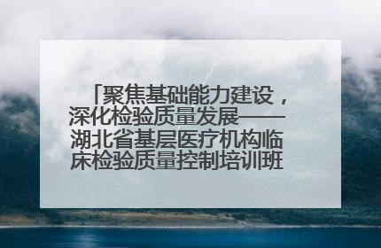 聚焦基础能力建设，深化检验质量发展——湖北省基层医疗机构临床检验质量控制培训班（孝感站）成功举办