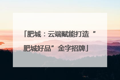 肥城：云端赋能打造“肥城好品”金字招牌