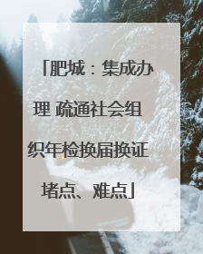 肥城：集成办理 疏通社会组织年检换届换证堵点、难点