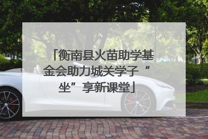 衡南县火苗助学基金会助力城关学子“坐”享新课堂